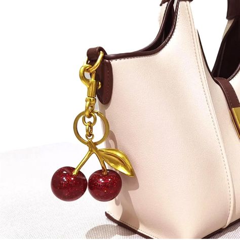 Cherry Bag Charm-Supporting Together