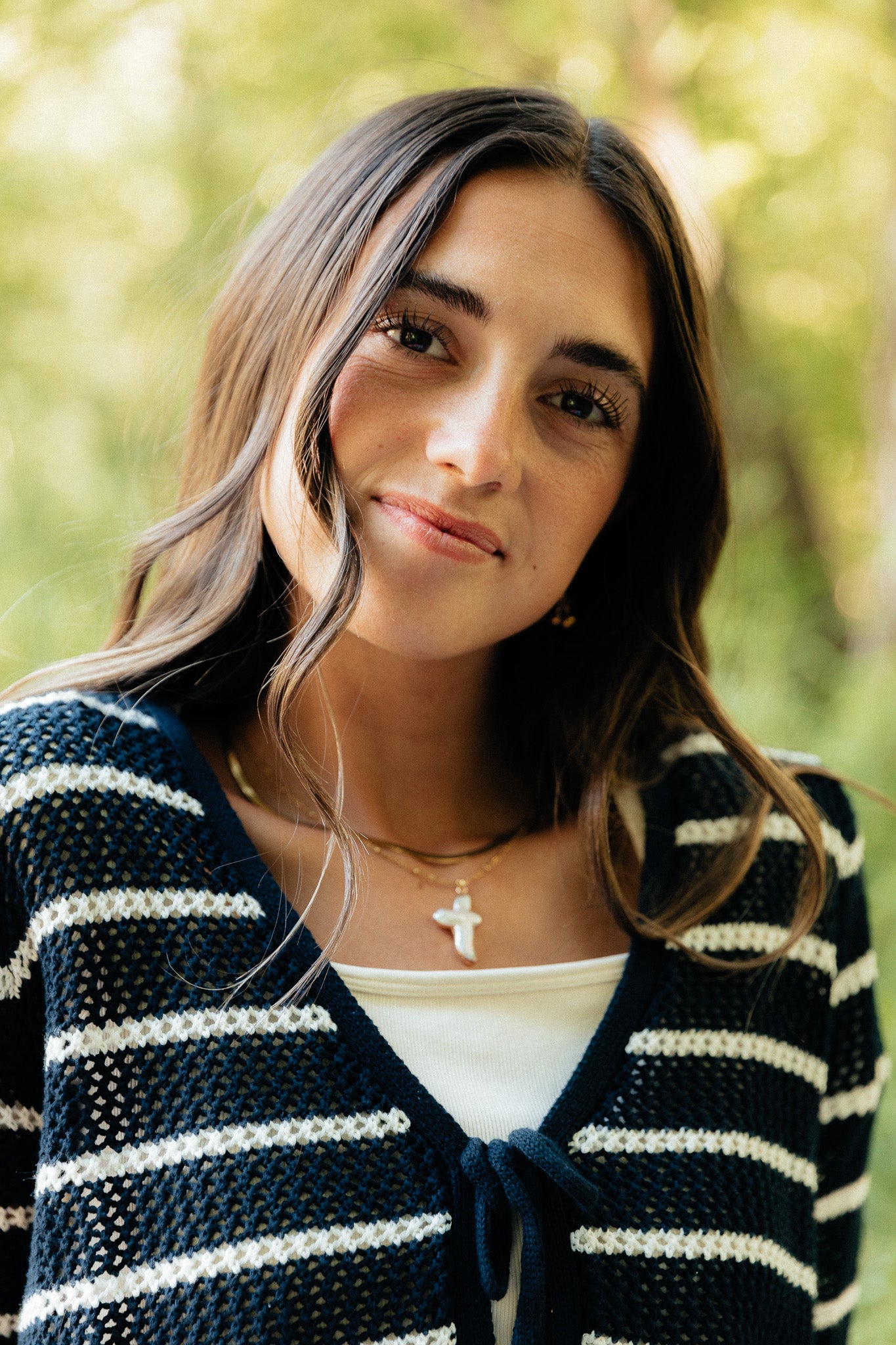 Pearl Cross- Christ is My Strength