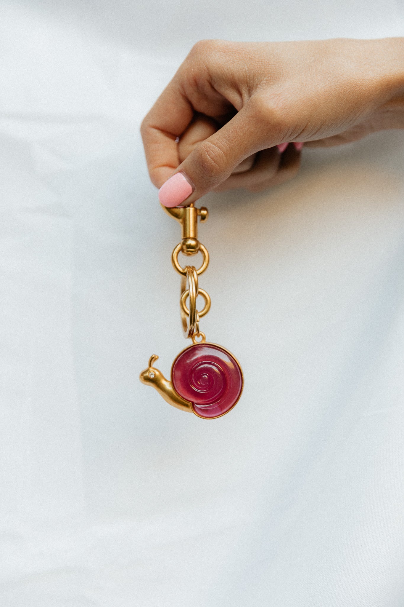 The Snail Bag Charm-Progress over Perfection