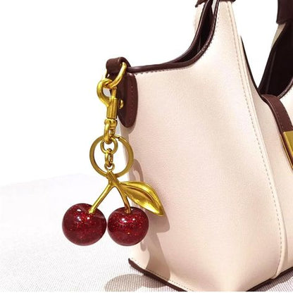 Cherry Bag Charm-Supporting Together